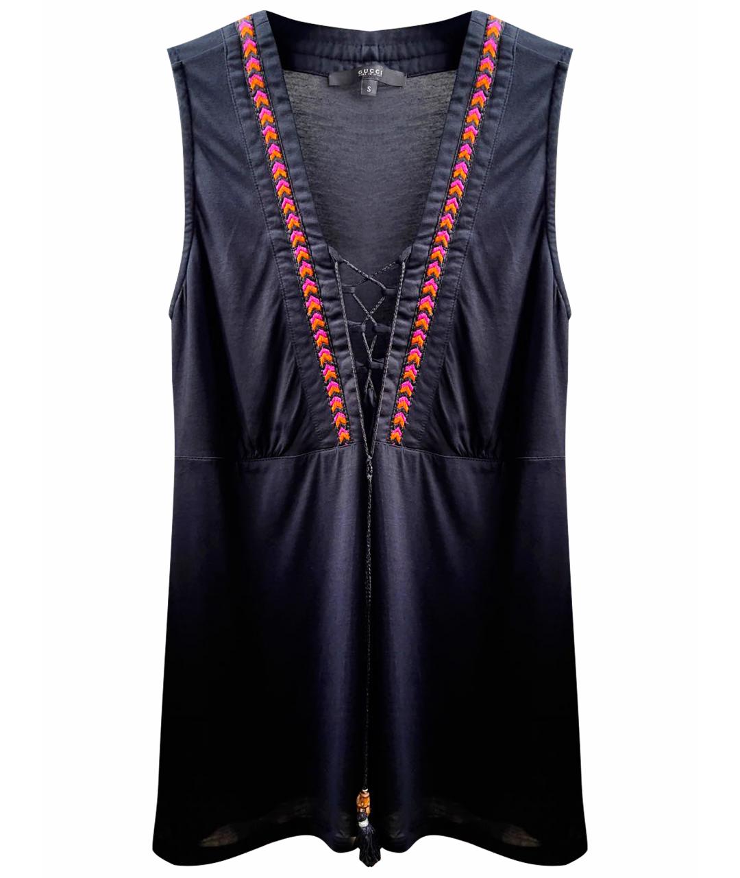 GUCCI Черная футболка, фото 1