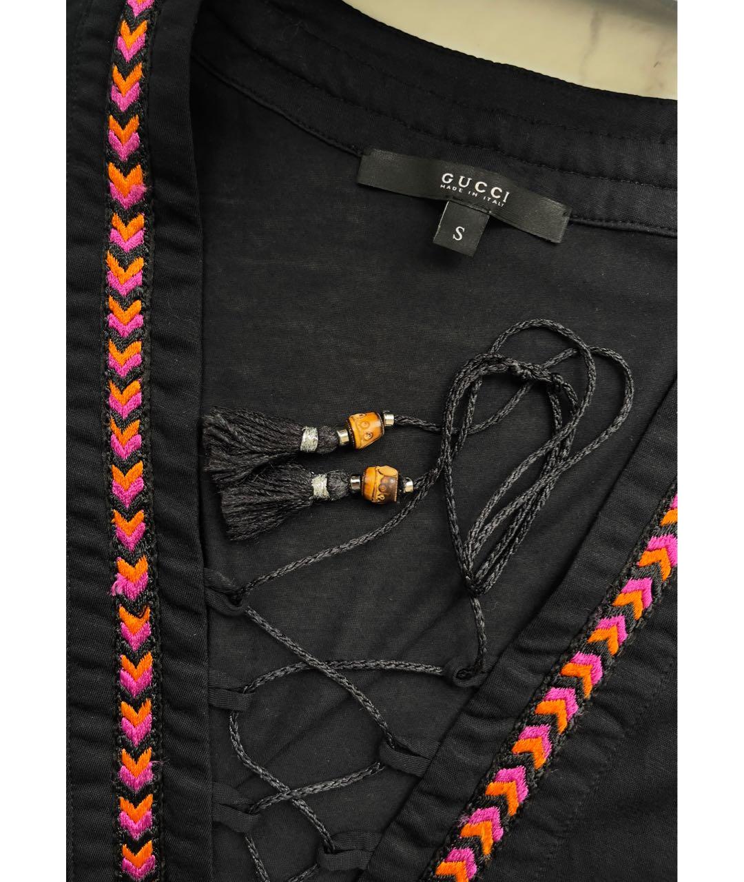 GUCCI Черная футболка, фото 3