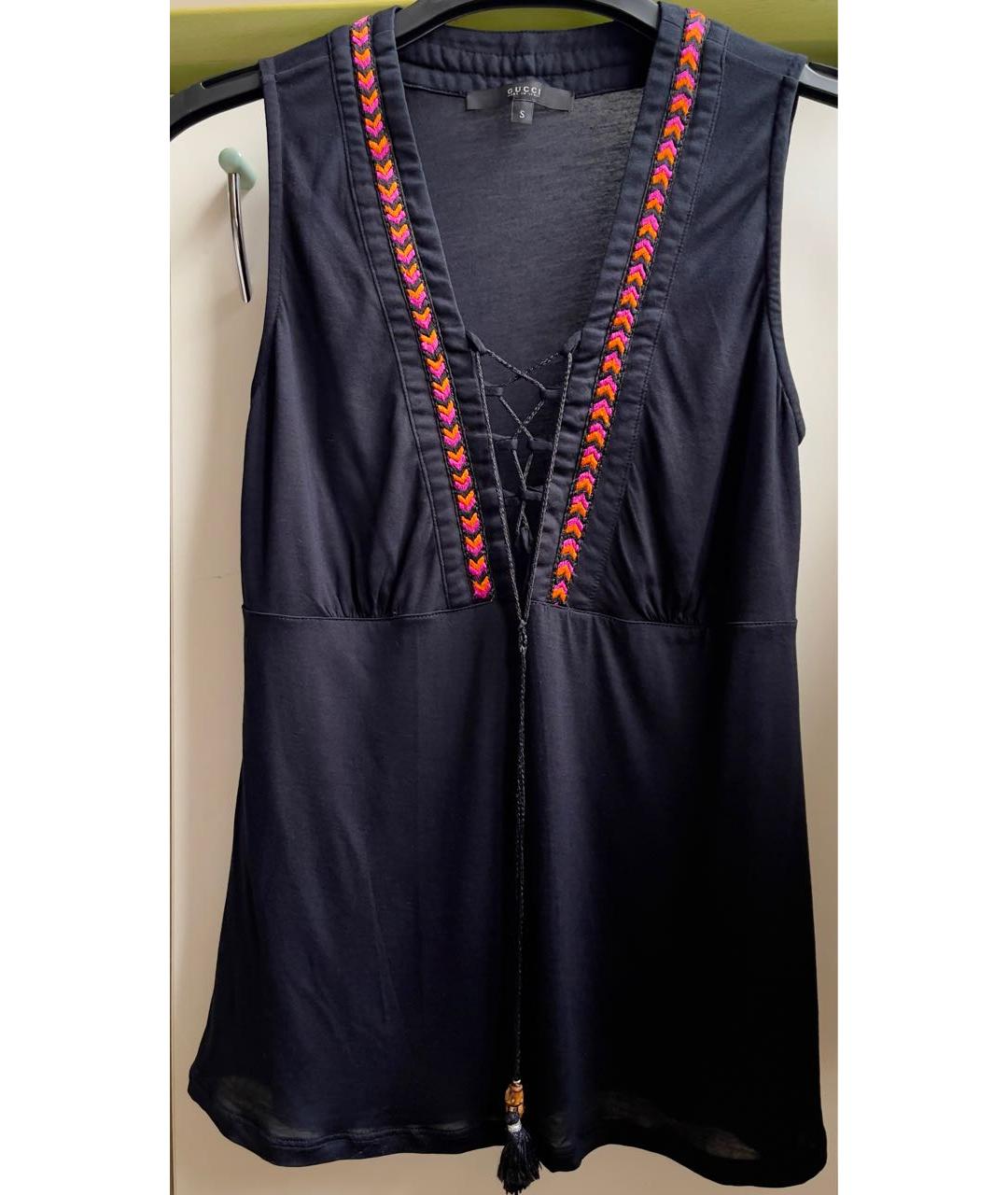 GUCCI Черная футболка, фото 6