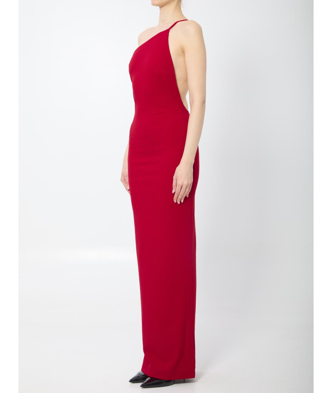 SOLACE LONDON Красное полиэстеровое вечернее платье, фото 2