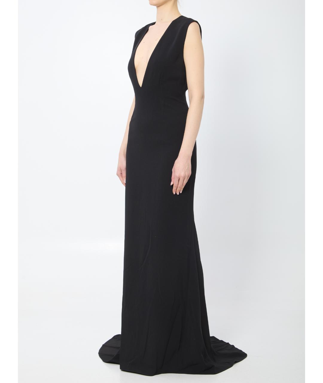 SOLACE LONDON Черное полиэстеровое вечернее платье, фото 2