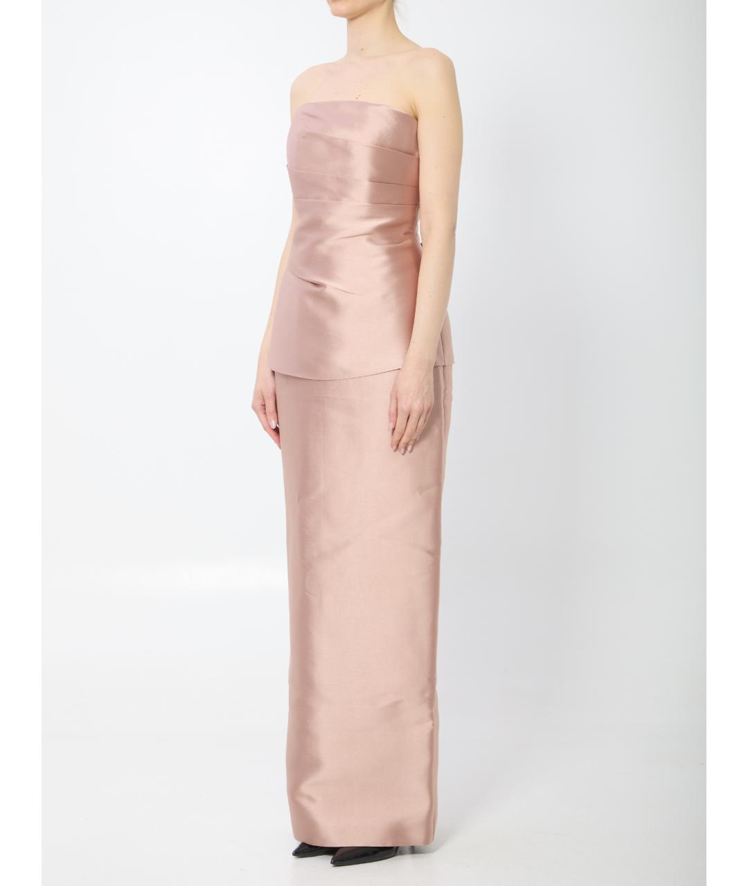 SOLACE LONDON Розовое полиэстеровое вечернее платье, фото 2