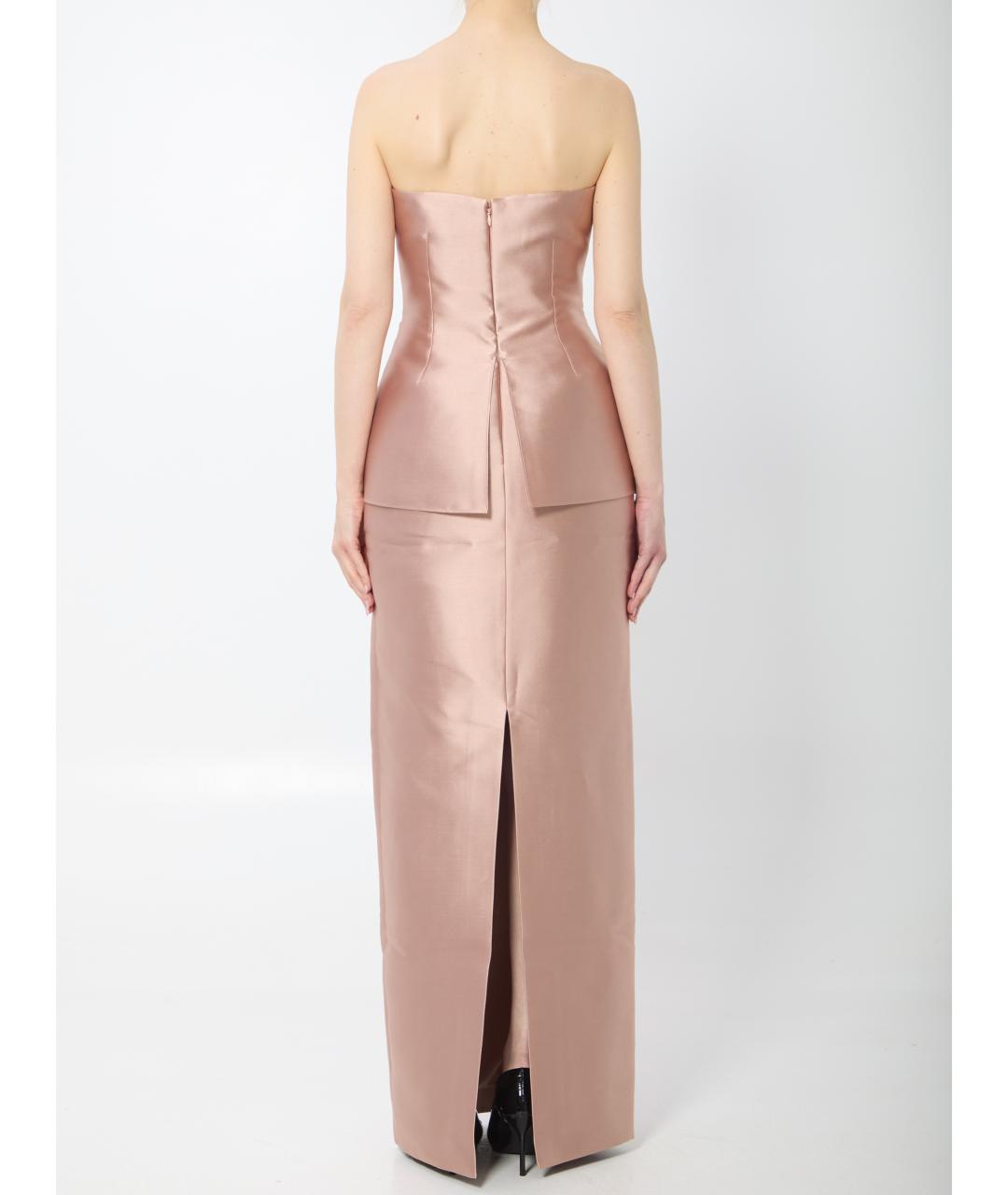 SOLACE LONDON Розовое полиэстеровое вечернее платье, фото 4