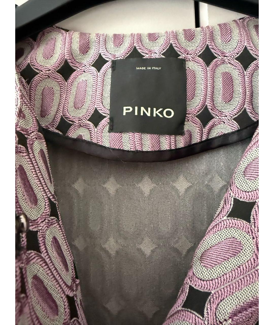 PINKO Розовый полиэстеровый жакет/пиджак, фото 3