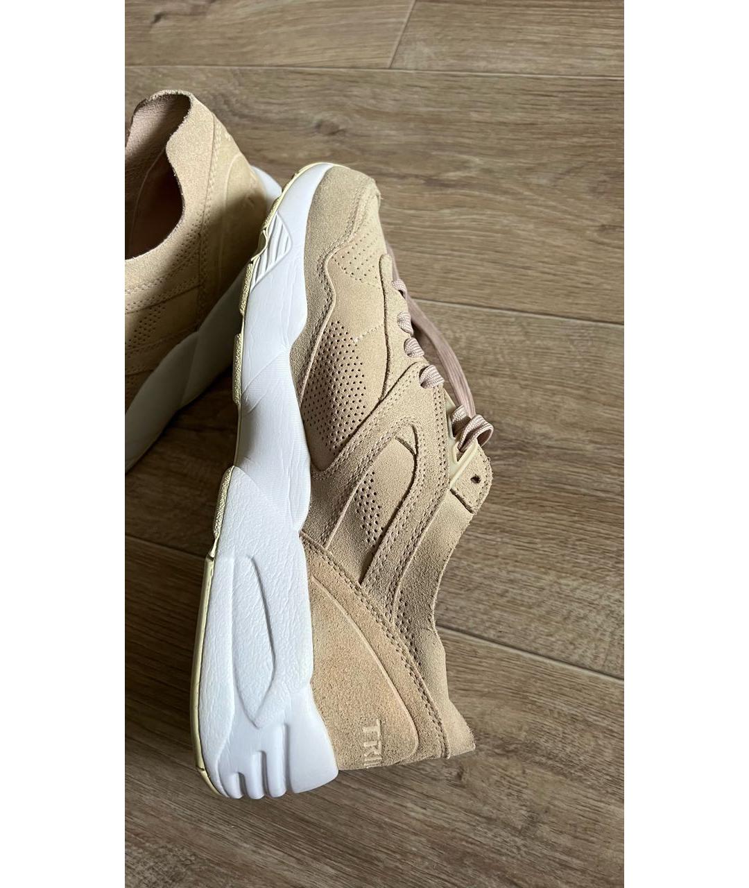 PUMA Розовые нубуковые кроссовки, фото 8