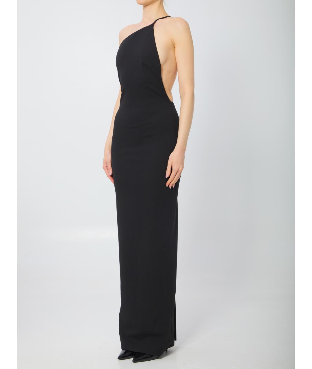 SOLACE LONDON Черное полиэстеровое вечернее платье, фото 2