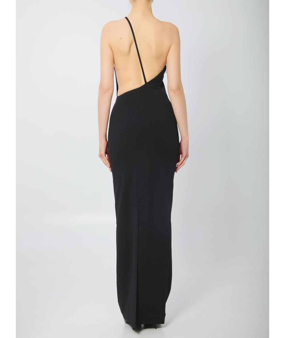 SOLACE LONDON Черное полиэстеровое вечернее платье, фото 4