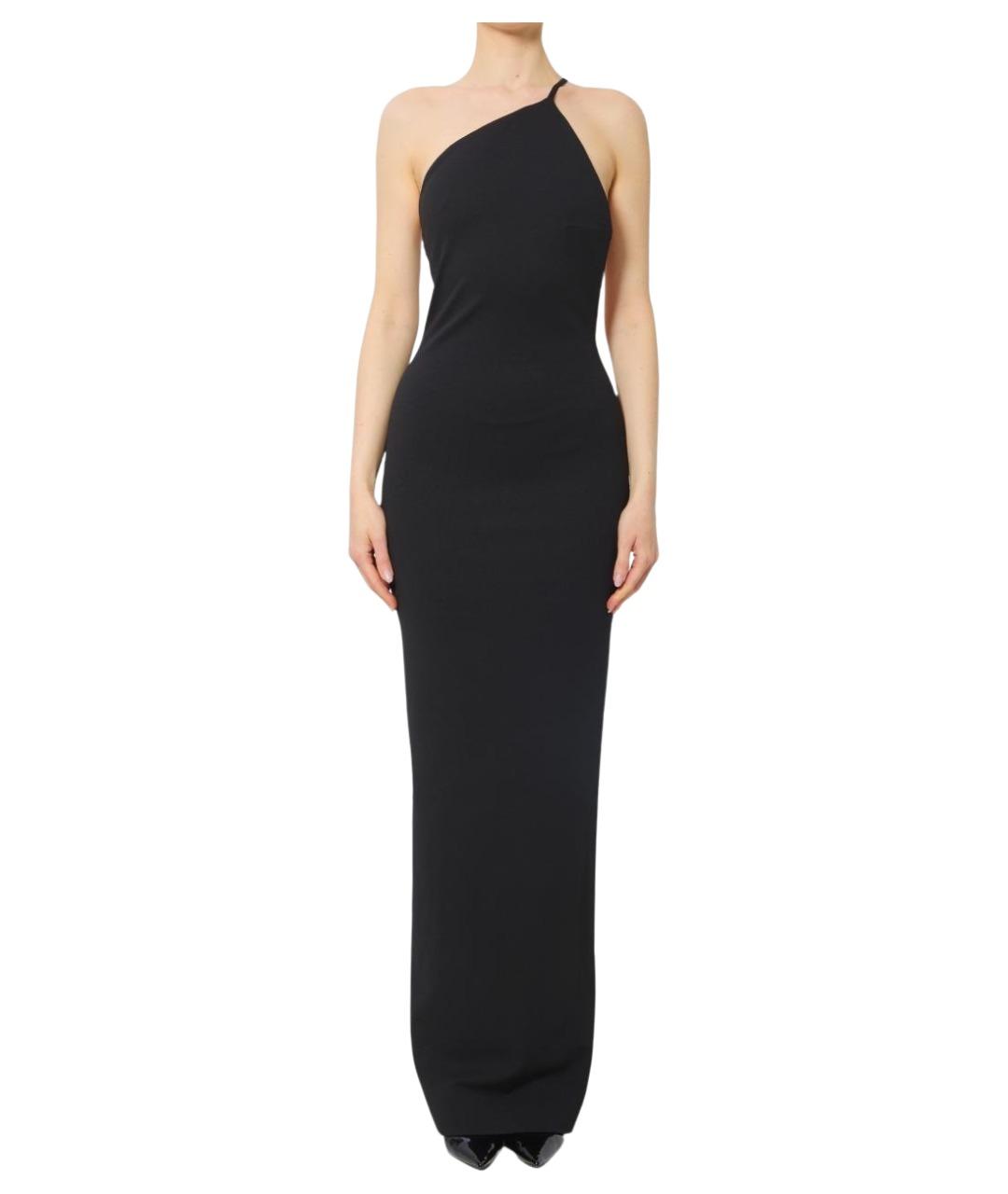 SOLACE LONDON Черное полиэстеровое вечернее платье, фото 1