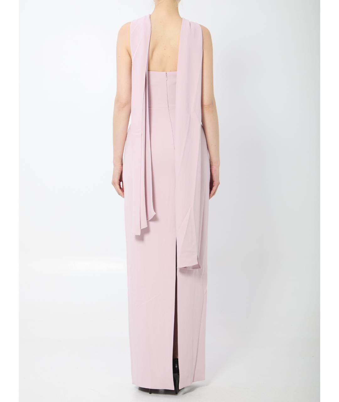 SOLACE LONDON Розовое полиэстеровое вечернее платье, фото 4