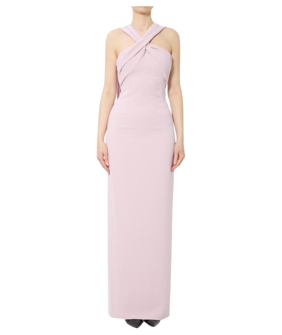 SOLACE LONDON Розовое полиэстеровое вечернее платье, фото 1