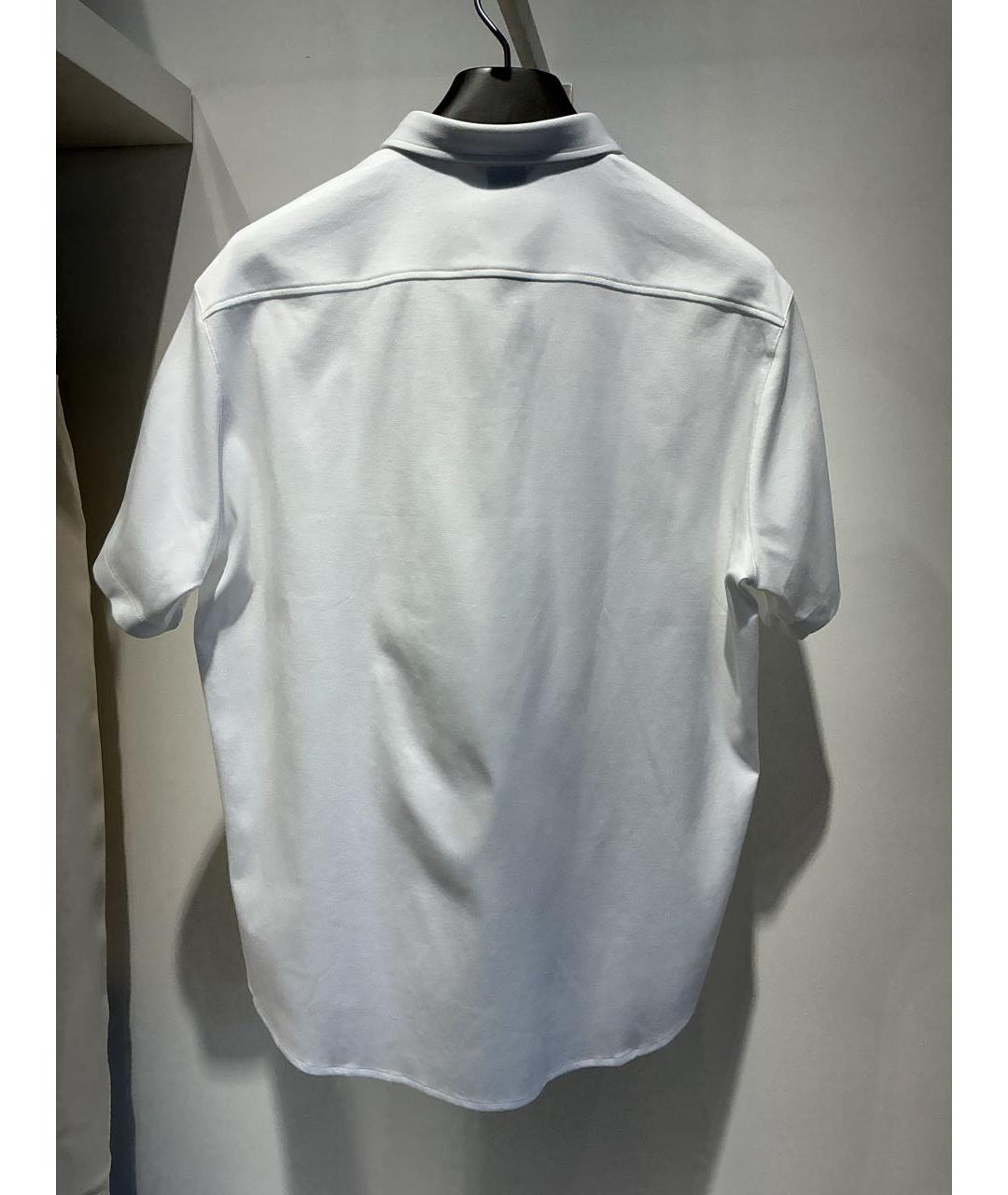 HUGO BOSS Белая хлопковая кэжуал рубашка, фото 4