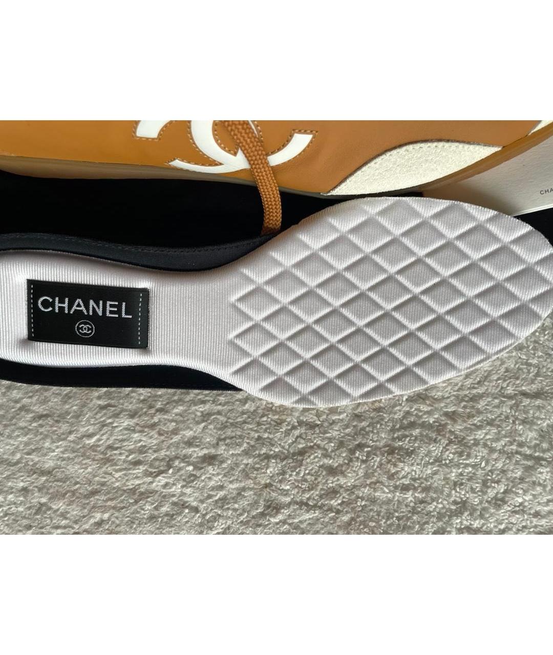 CHANEL Мульти кожаные кроссовки, фото 7