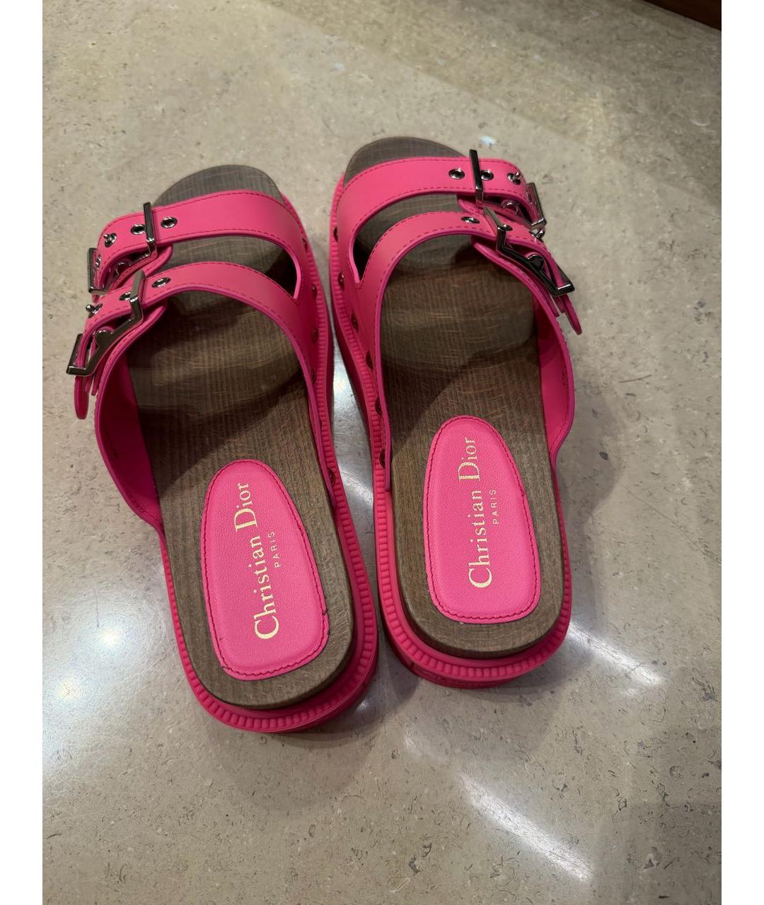 CHRISTIAN DIOR Мульти босоножки, фото 3