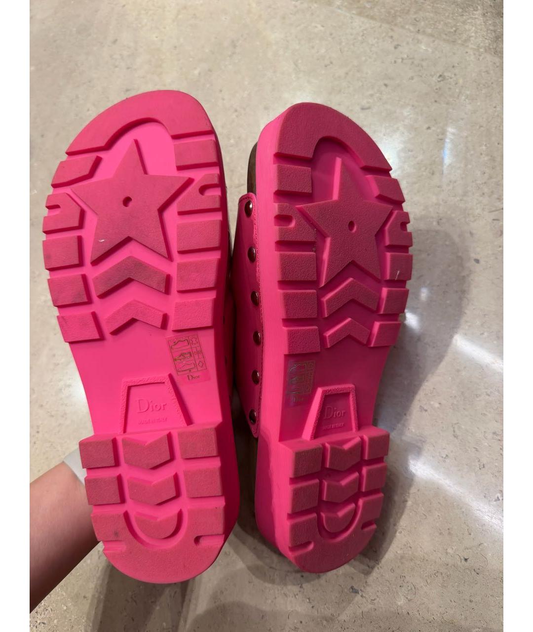 CHRISTIAN DIOR Мульти босоножки, фото 6