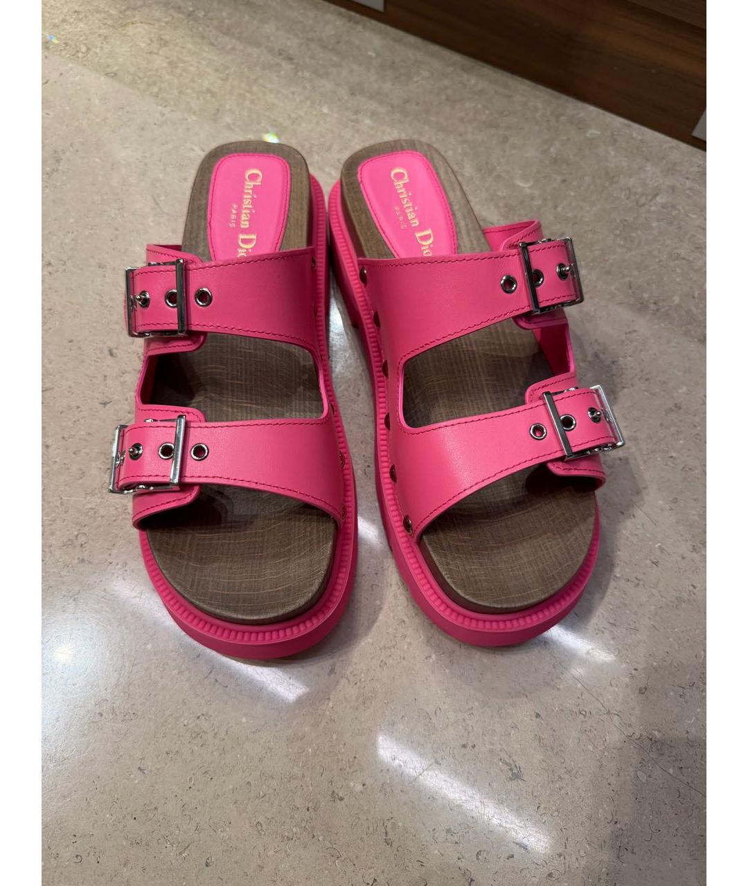 CHRISTIAN DIOR Мульти босоножки, фото 7