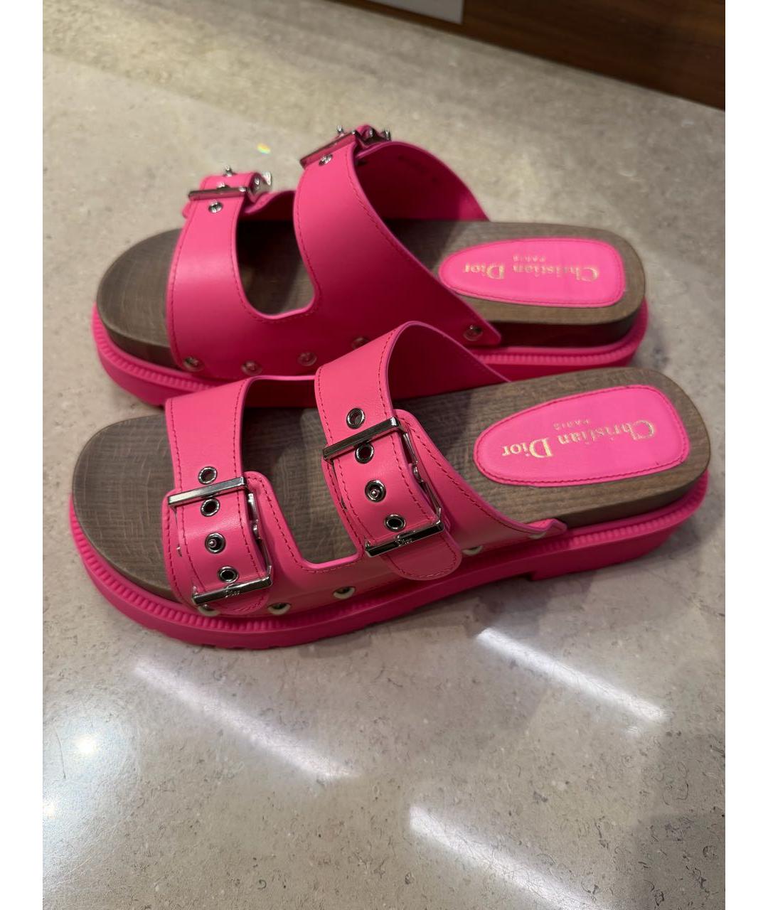 CHRISTIAN DIOR Мульти босоножки, фото 2