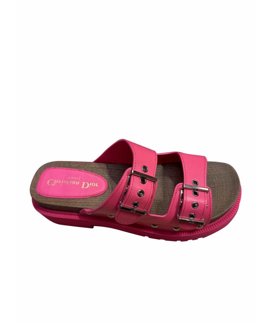 CHRISTIAN DIOR Мульти босоножки, фото 1