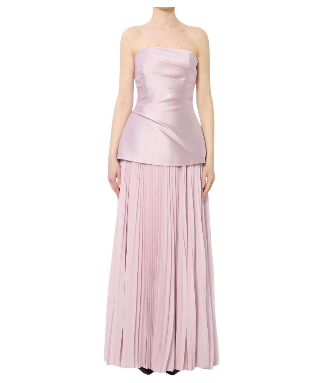 SOLACE LONDON Розовое полиэстеровое вечернее платье, фото 1
