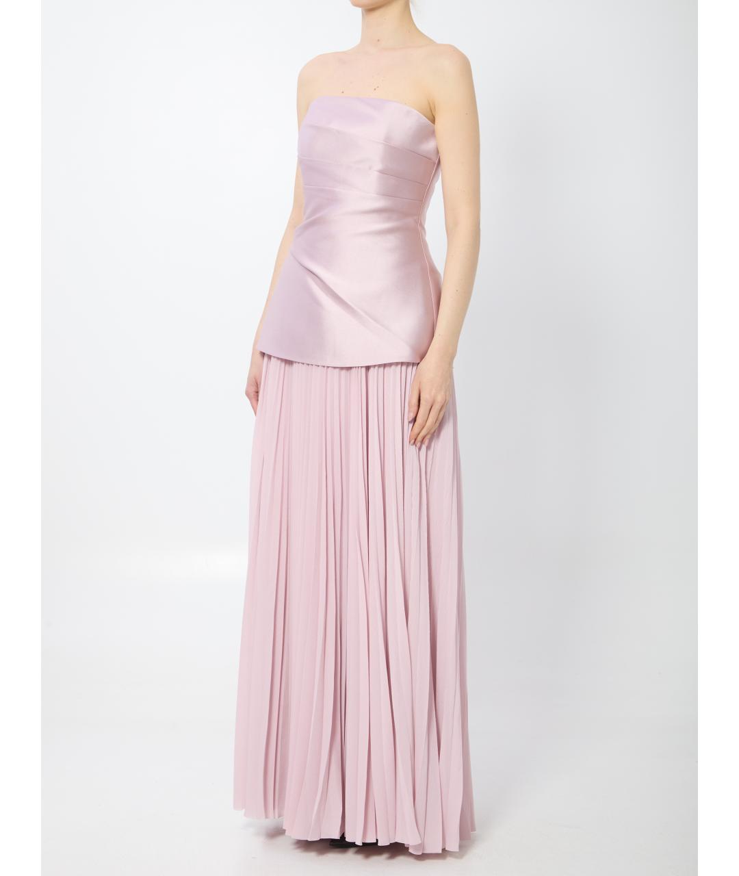 SOLACE LONDON Розовое полиэстеровое вечернее платье, фото 2