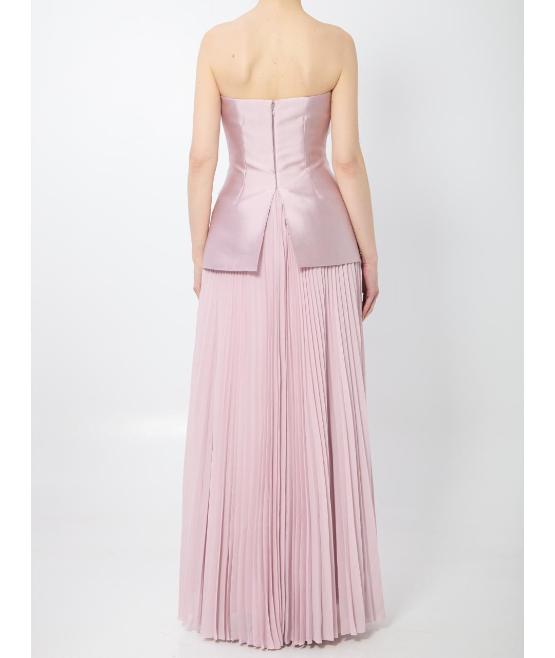 SOLACE LONDON Розовое полиэстеровое вечернее платье, фото 4