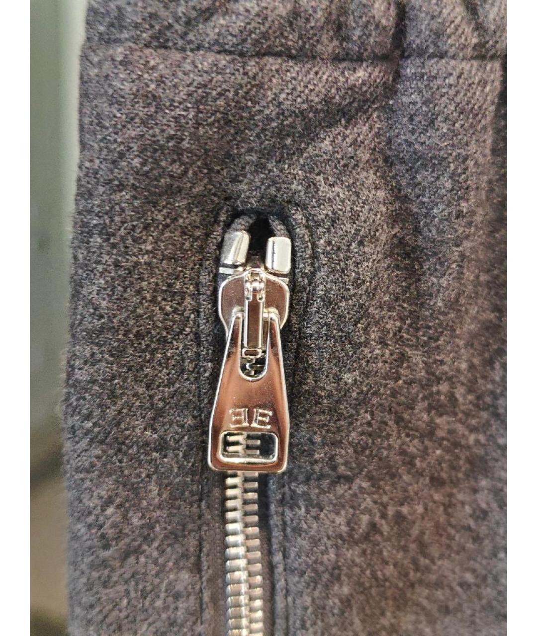 ERMANNO SCERVINO Серые полиамидовые спортивные брюки и шорты, фото 5