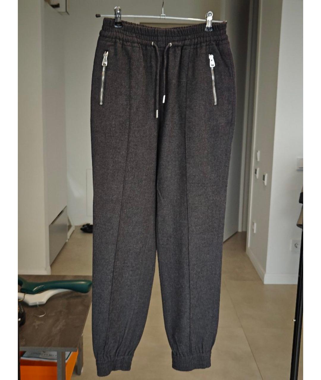 ERMANNO SCERVINO Серые полиамидовые спортивные брюки и шорты, фото 6