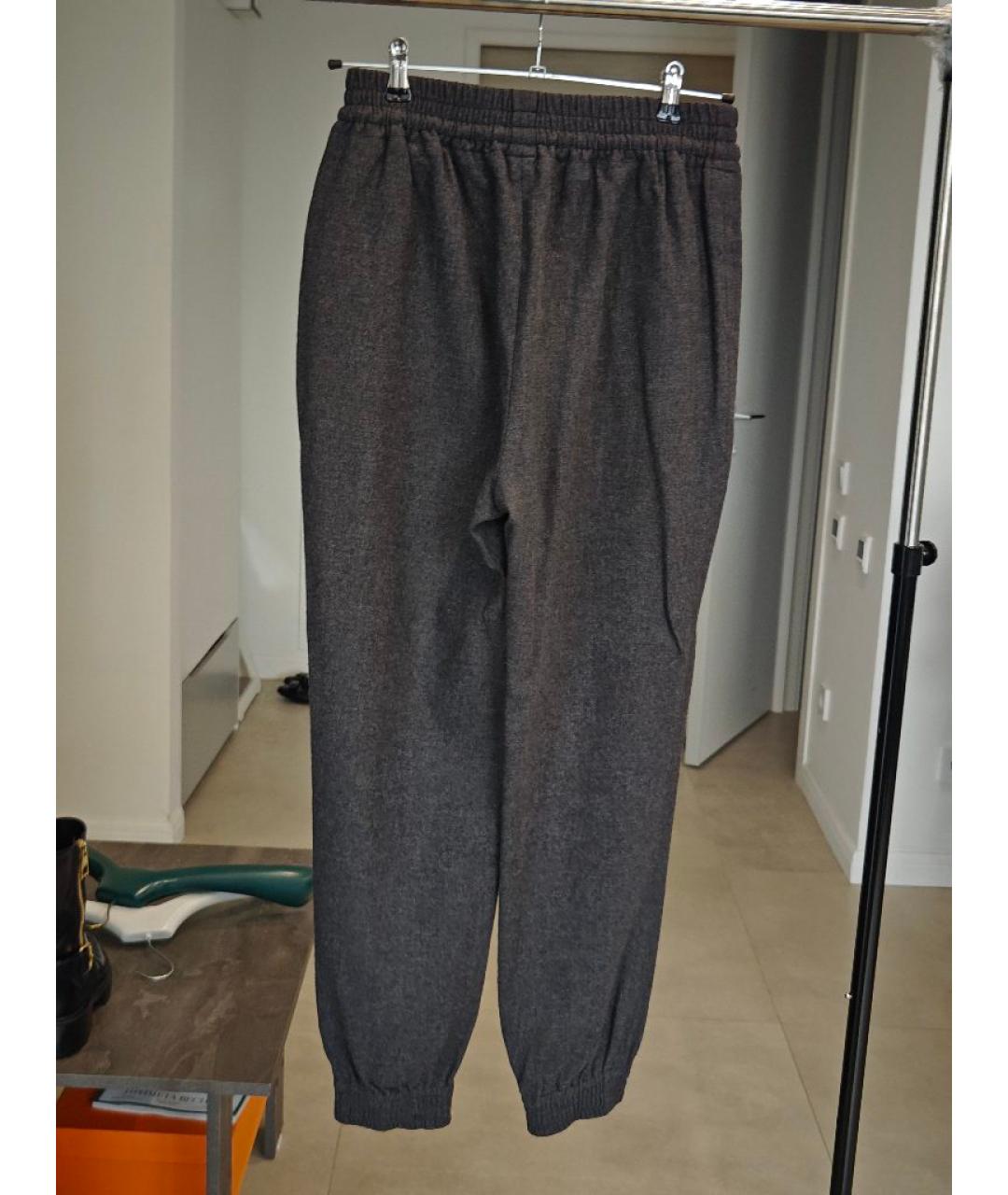 ERMANNO SCERVINO Серые полиамидовые спортивные брюки и шорты, фото 2