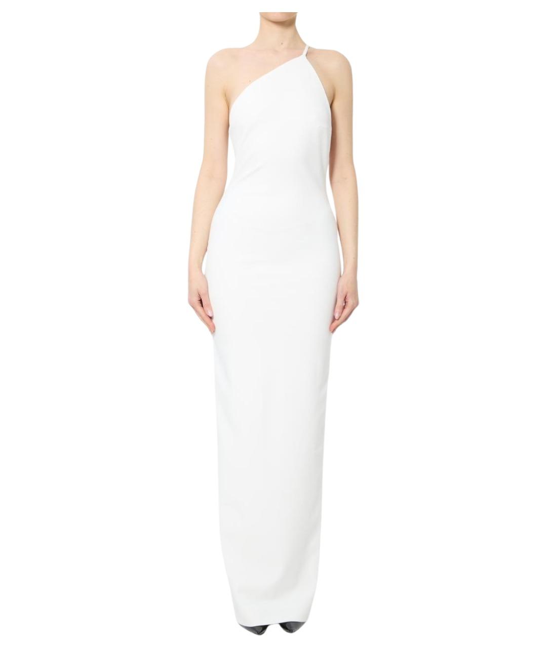 SOLACE LONDON Белое полиэстеровое вечернее платье, фото 1