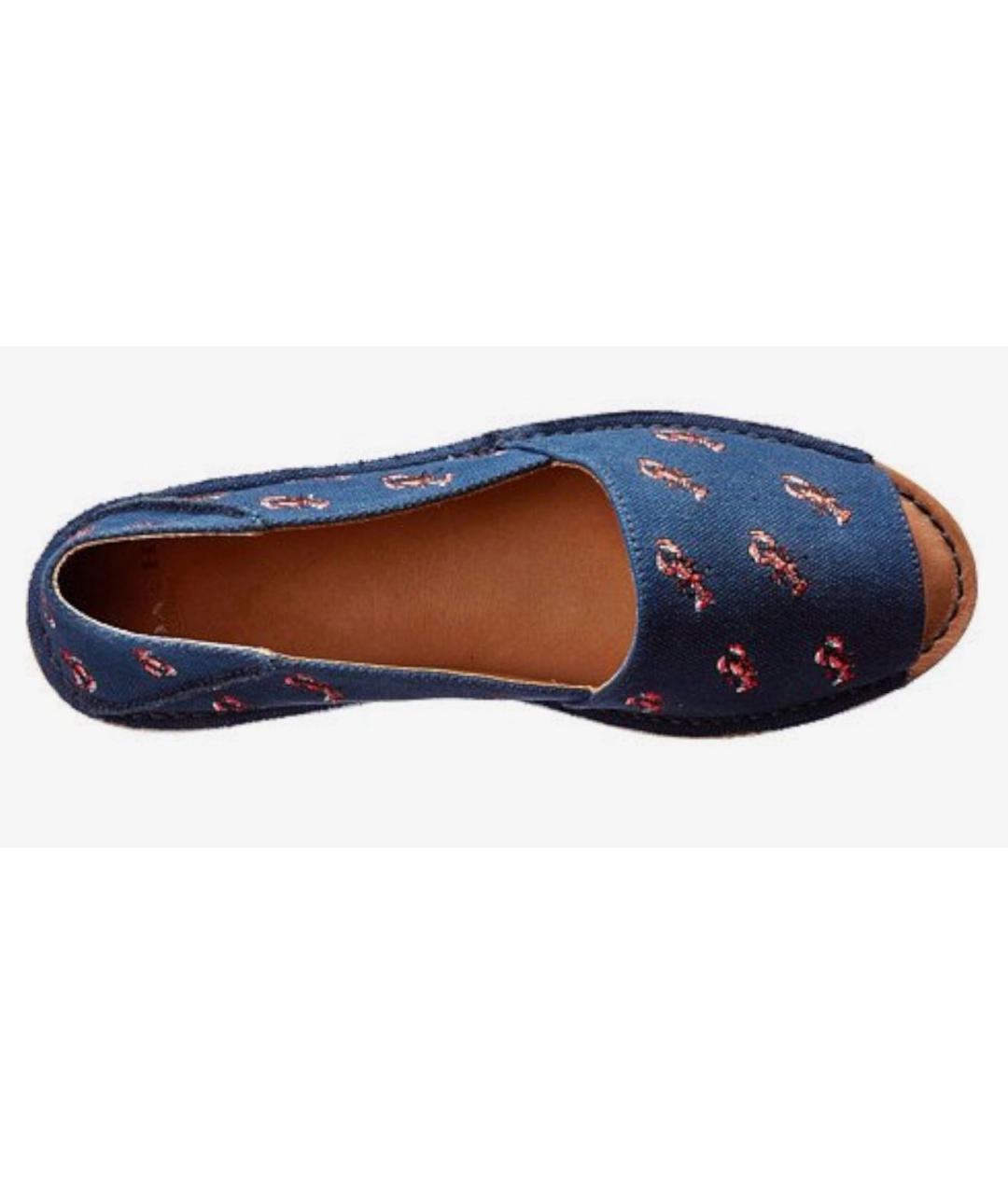 COACH Темно-синие эспадрильи, фото 5