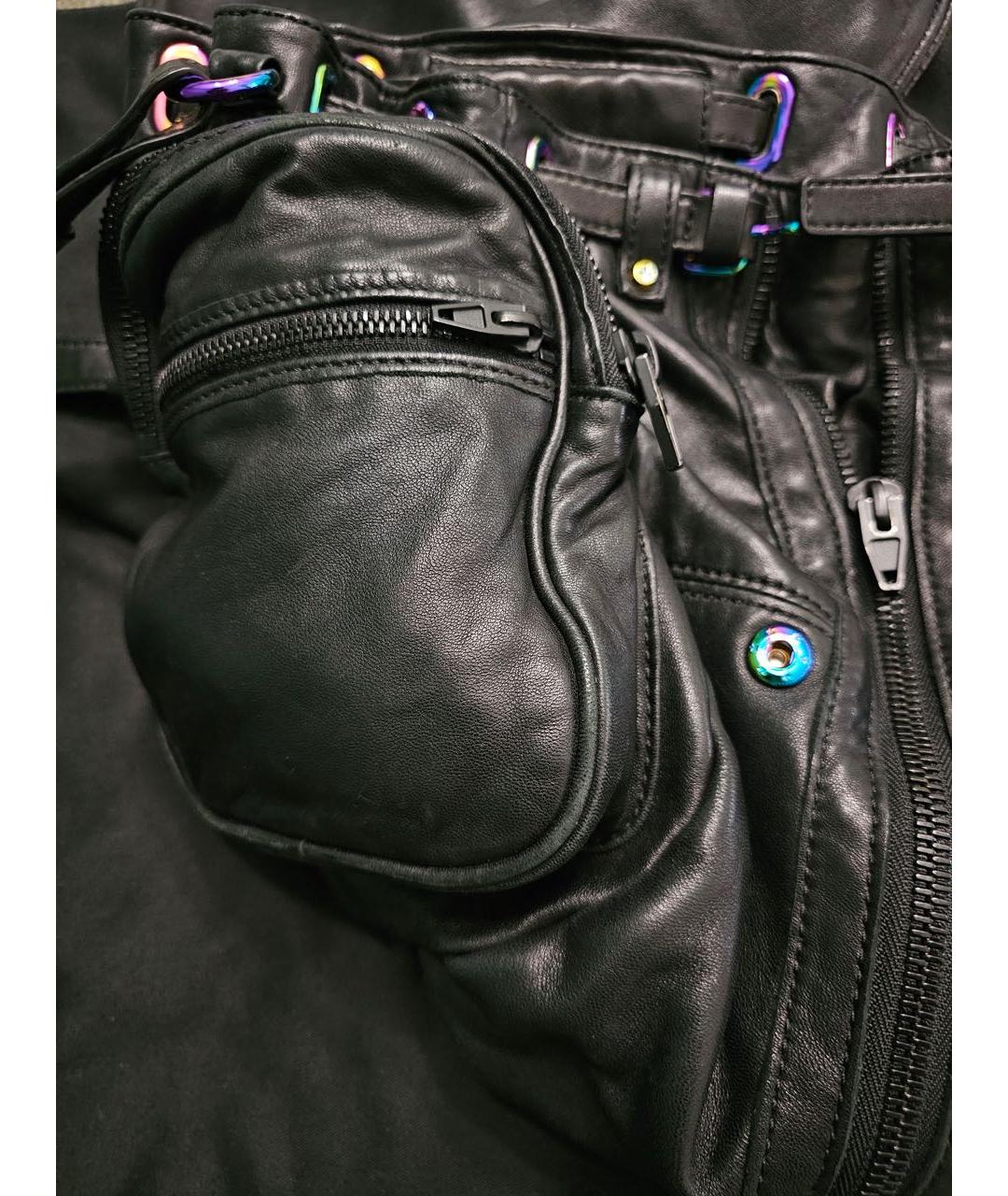ALEXANDER WANG Черный кожаный рюкзак, фото 5