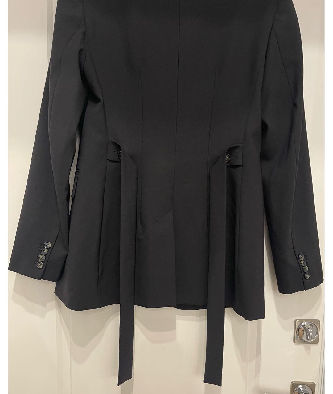 SPORTMAX Черный шерстяной жакет/пиджак, фото 4