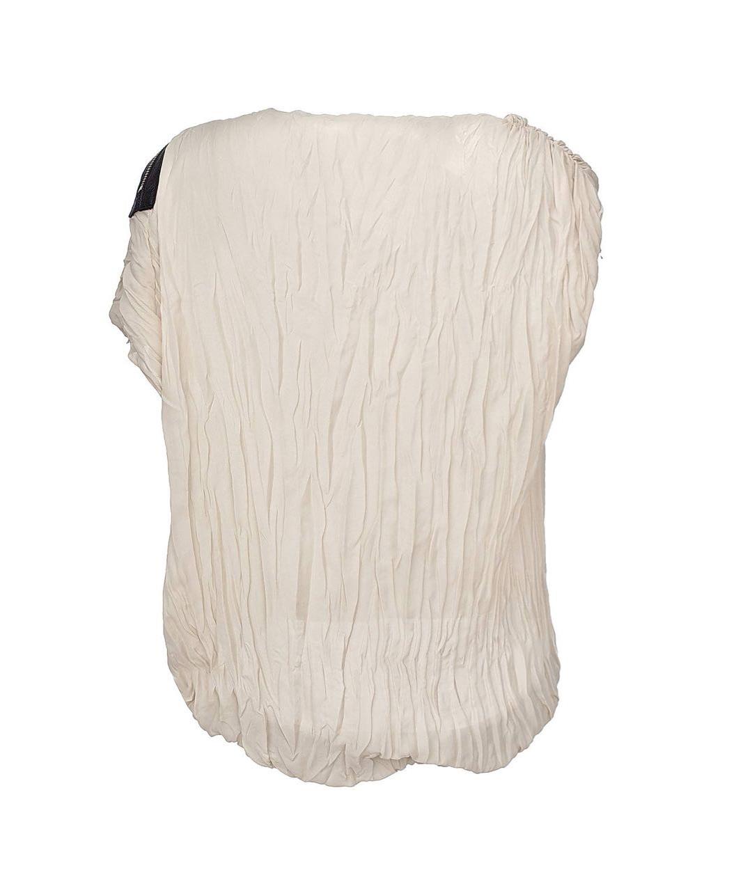 NUDE Бежевая полиэстеровая блузы, фото 2