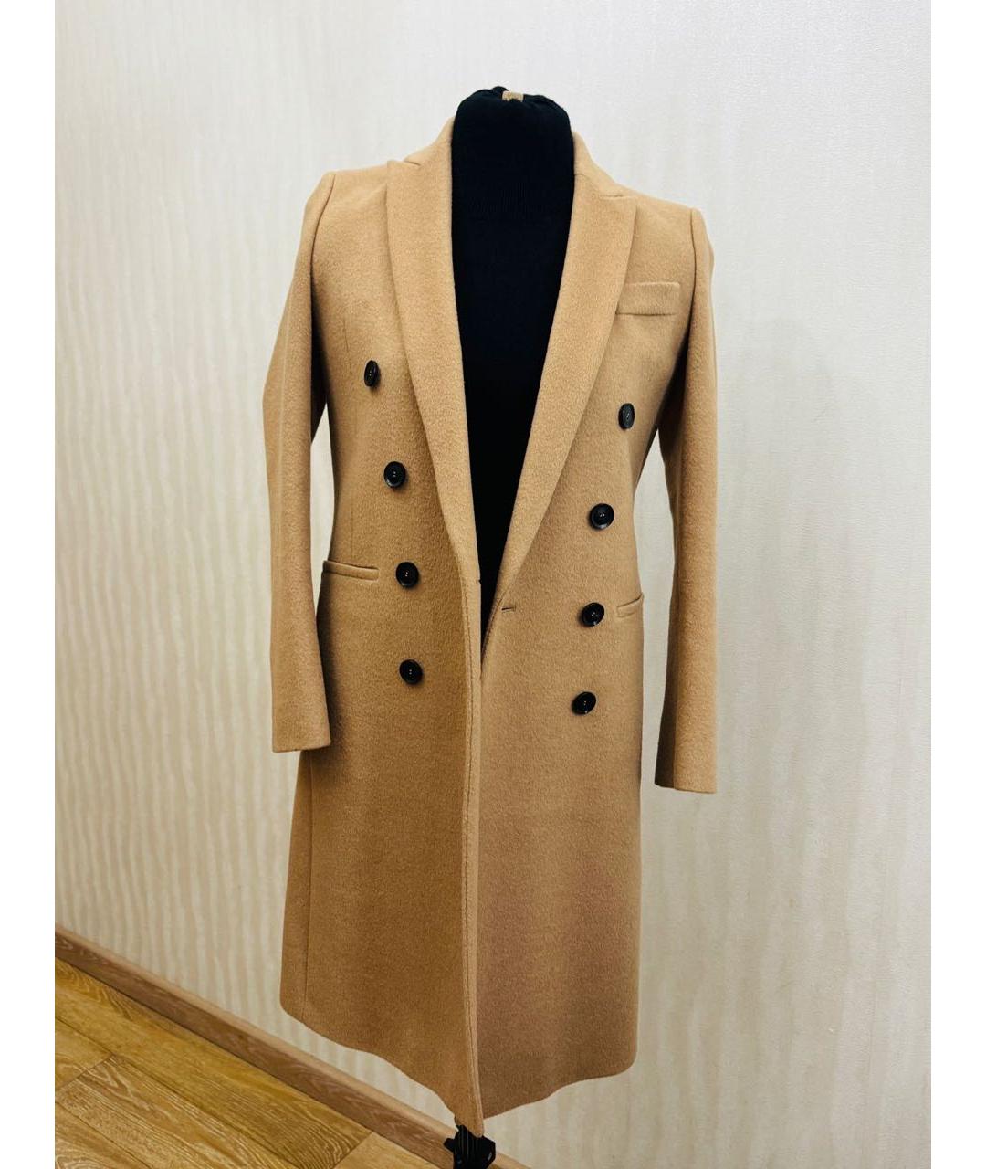GUCCI Горчичное шерстяное пальто, фото 8