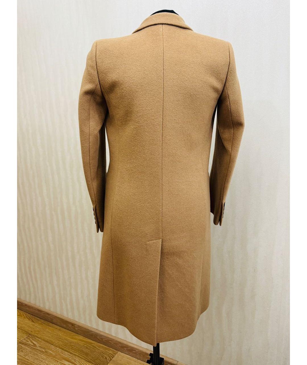 GUCCI Горчичное шерстяное пальто, фото 2