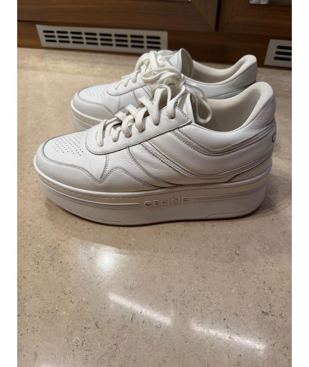 CELINE Белые кроссовки, фото 7