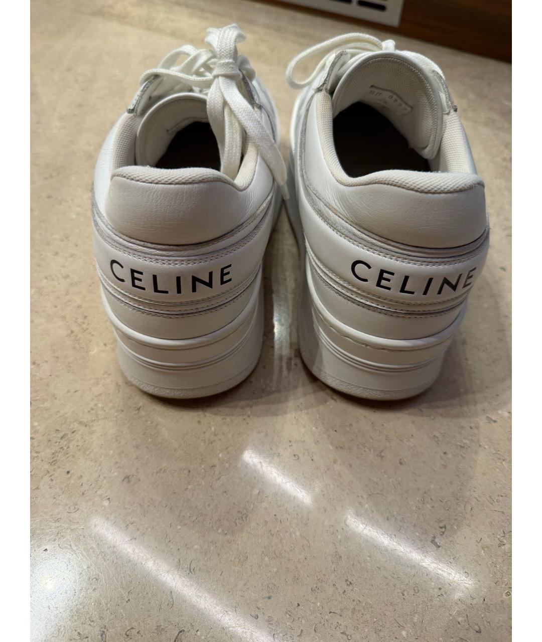 CELINE Белые кроссовки, фото 3