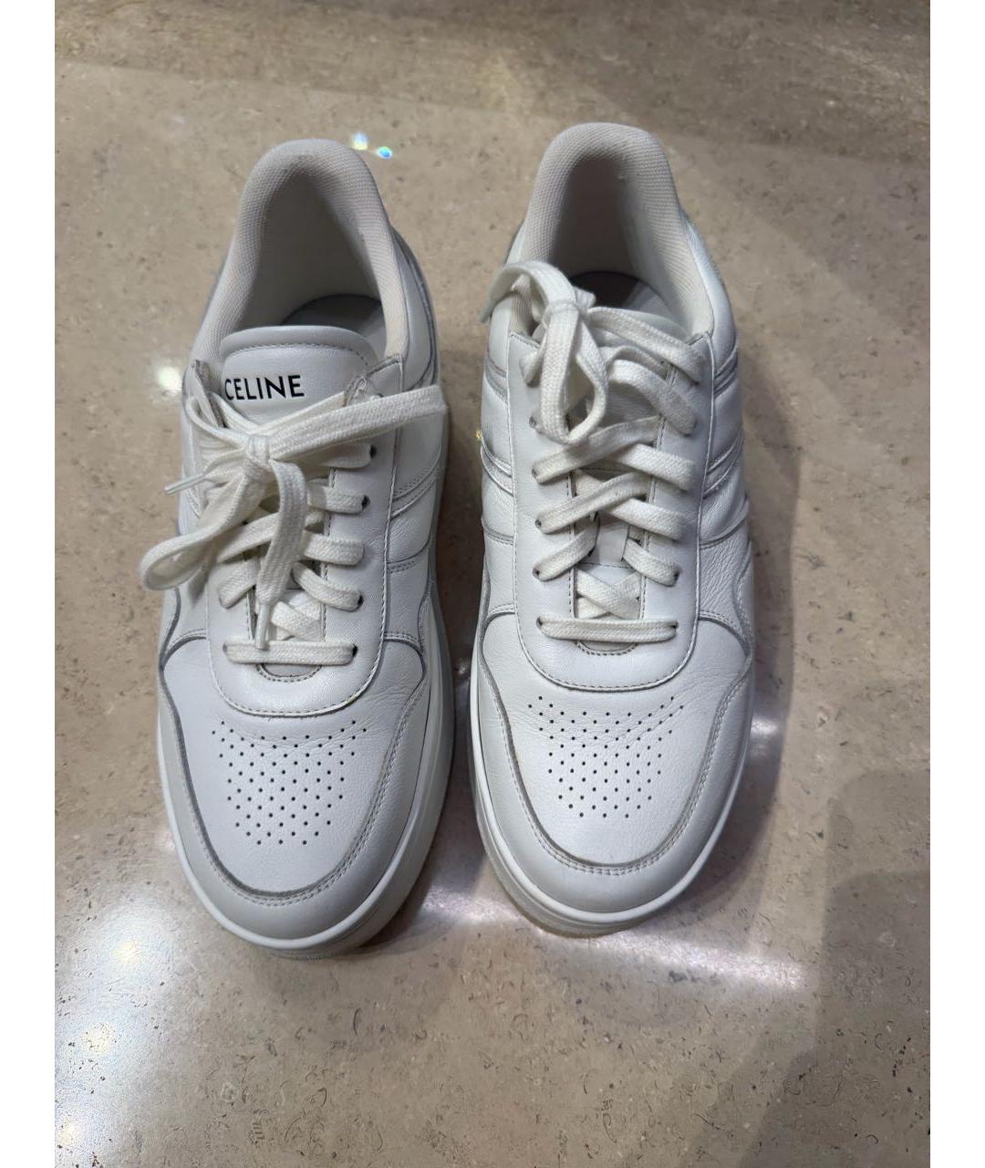 CELINE Белые кроссовки, фото 2