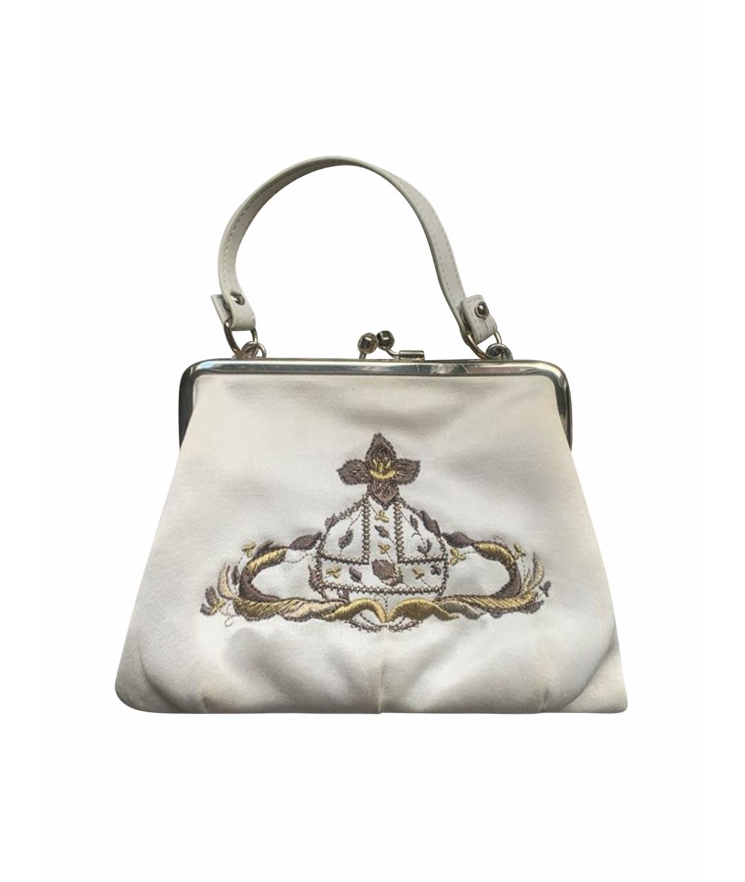 VIVIENNE WESTWOOD Белая сумка с короткими ручками, фото 1