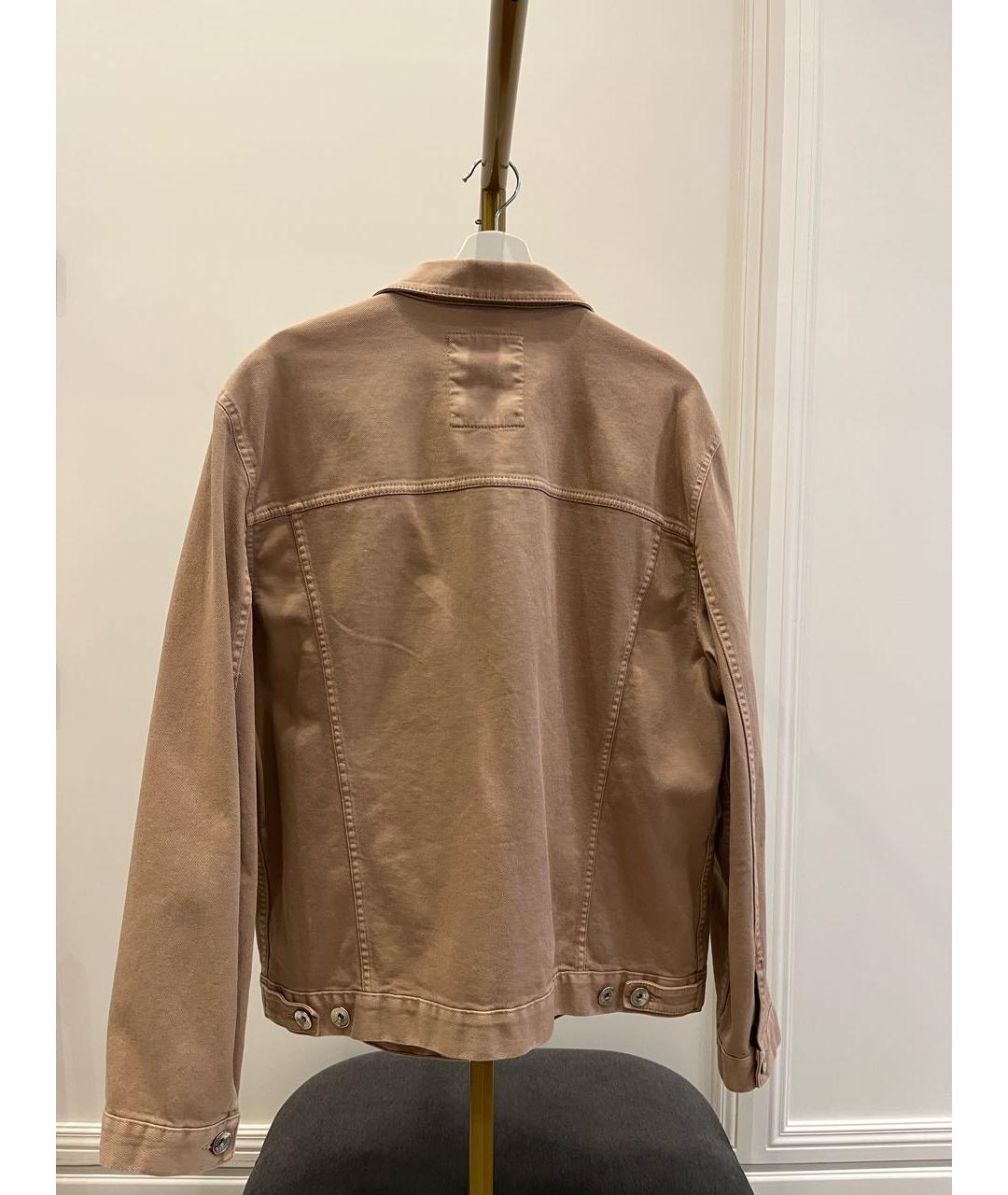 BRUNELLO CUCINELLI Бежевая деним куртка, фото 2