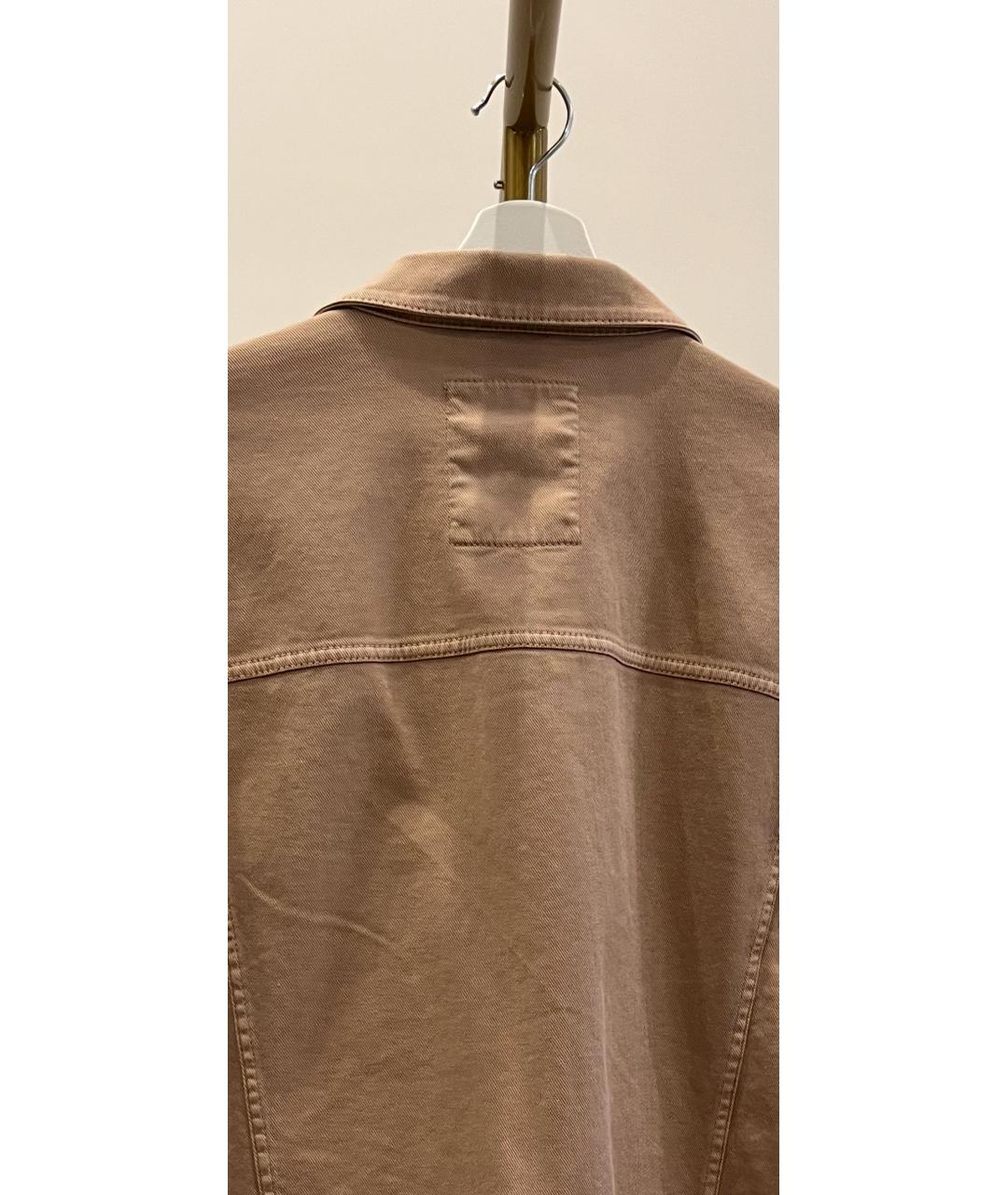 BRUNELLO CUCINELLI Бежевая деним куртка, фото 3