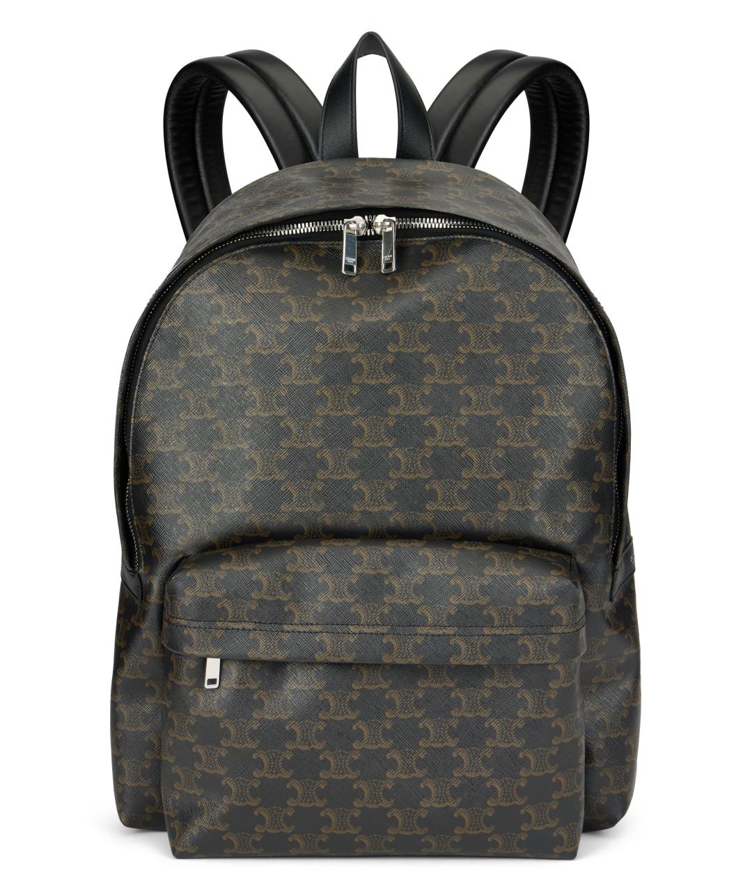 CELINE Коричневый кожаный рюкзак, фото 1