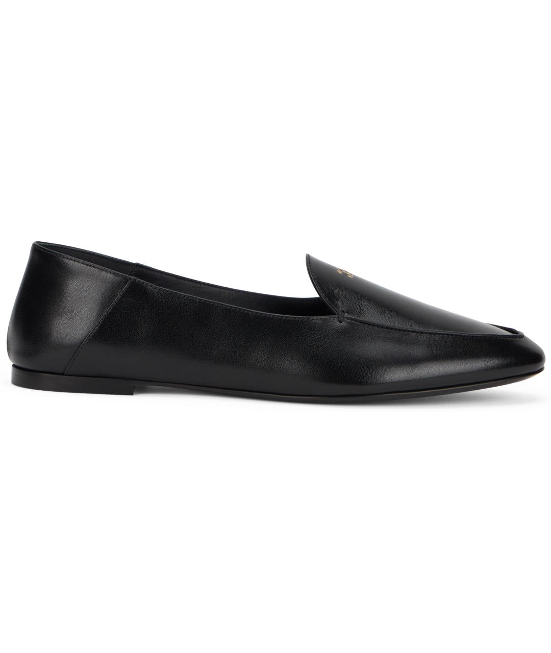 CELINE Черные кожаные лоферы, фото 2