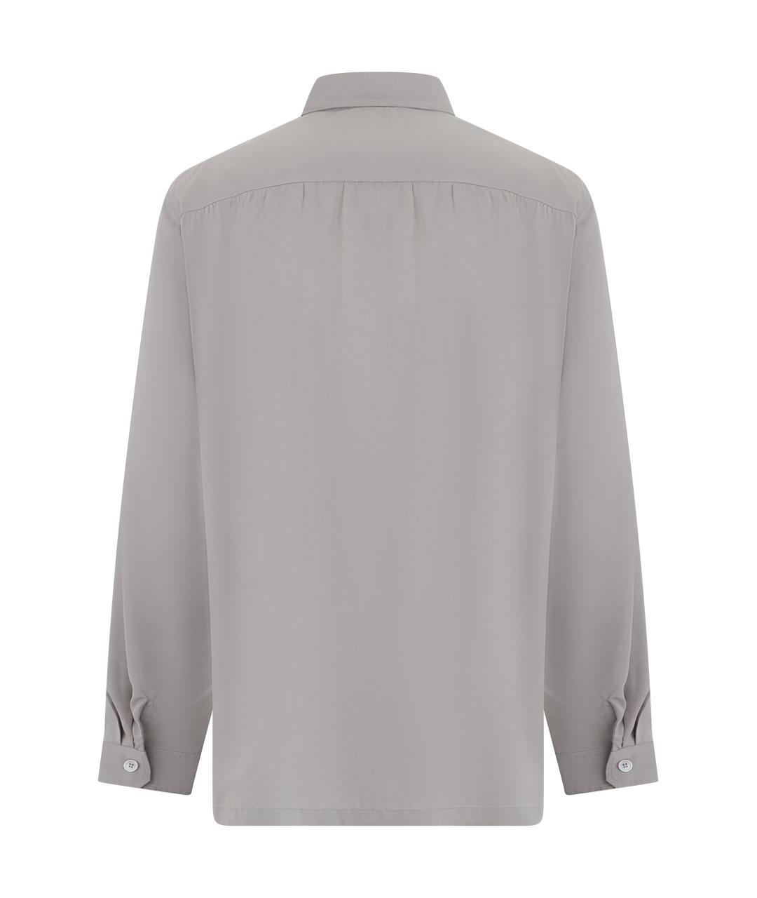 OUR LEGACY Серая классическая рубашка, фото 2