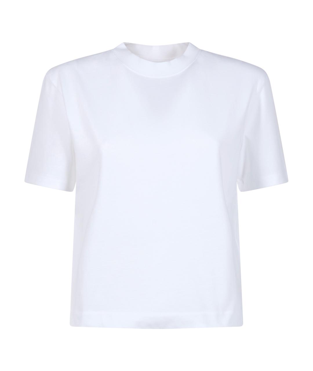 JACQUEMUS Белая хлопковая футболка, фото 1