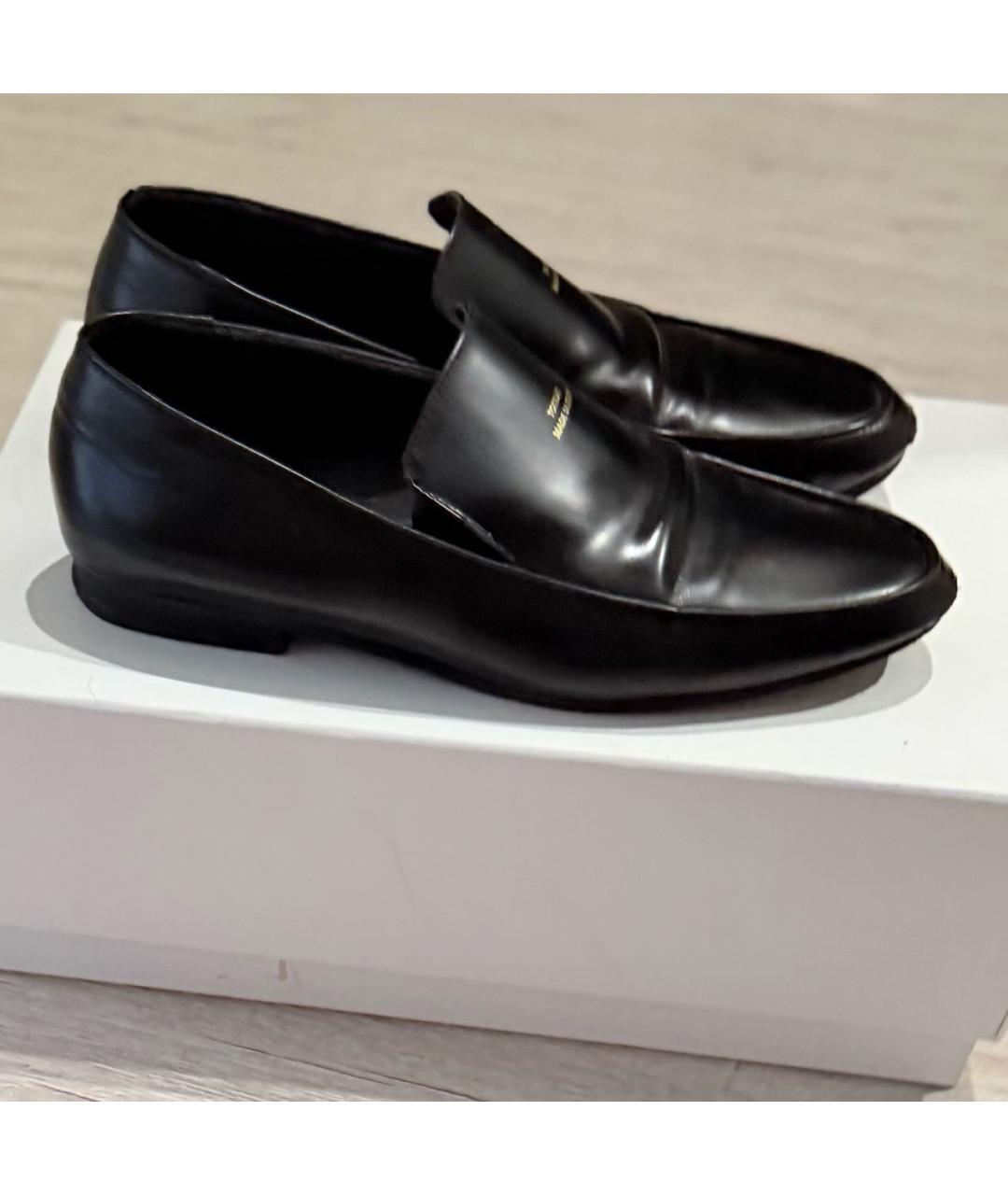 TOTEME Черные кожаные лоферы, фото 3