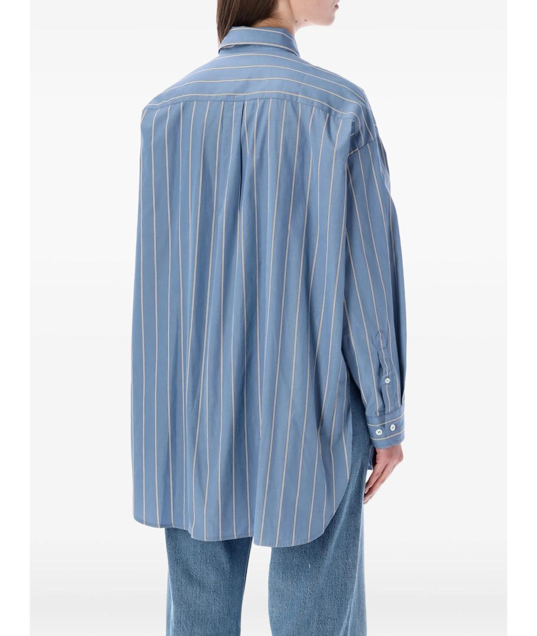 A.P.C. Синяя хлопковая рубашка, фото 4