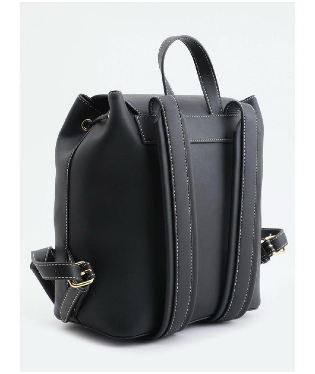 LOVE MOSCHINO Черный рюкзак из искусственной кожи, фото 2