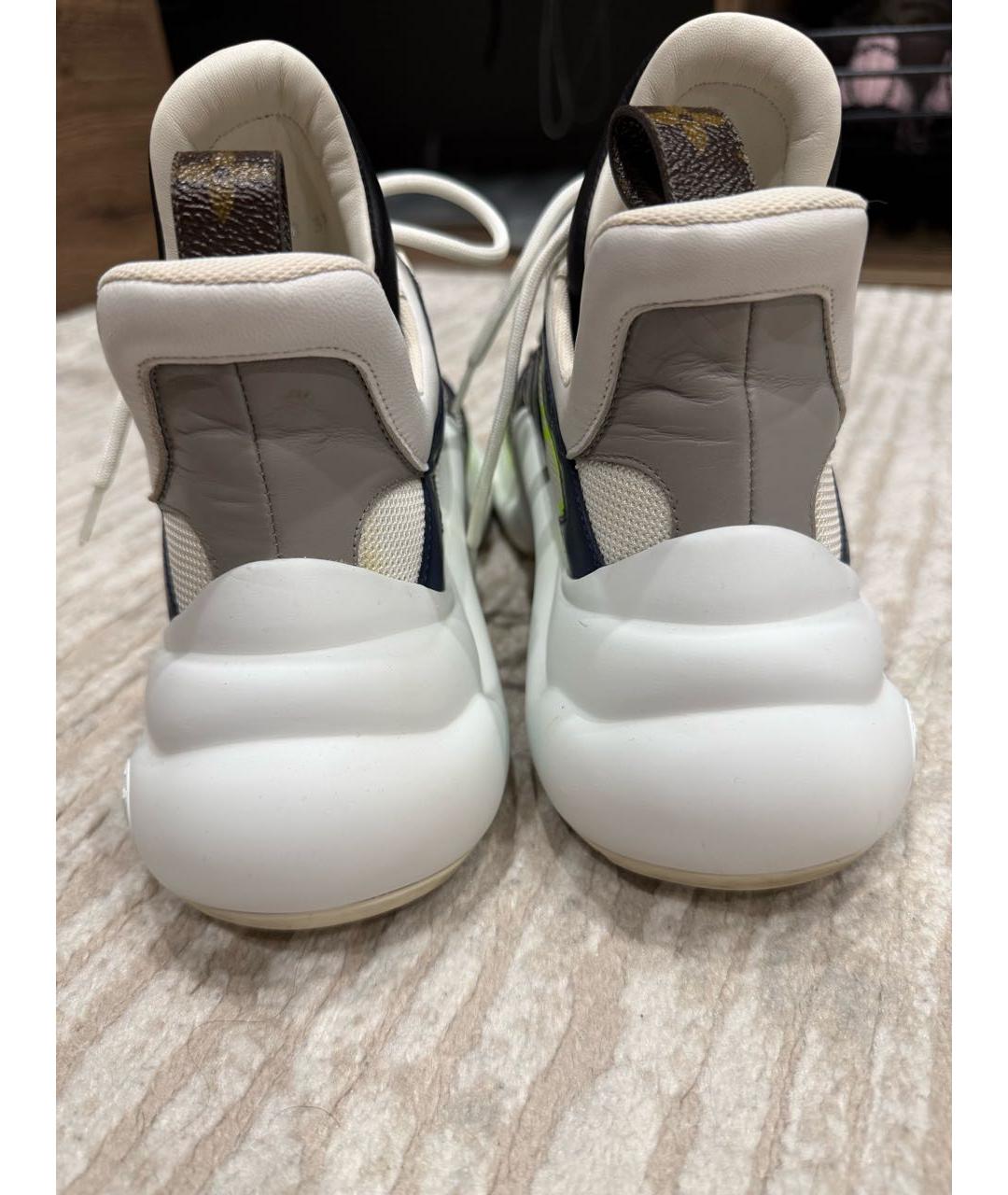 LOUIS VUITTON Мульти кожаные кроссовки, фото 4