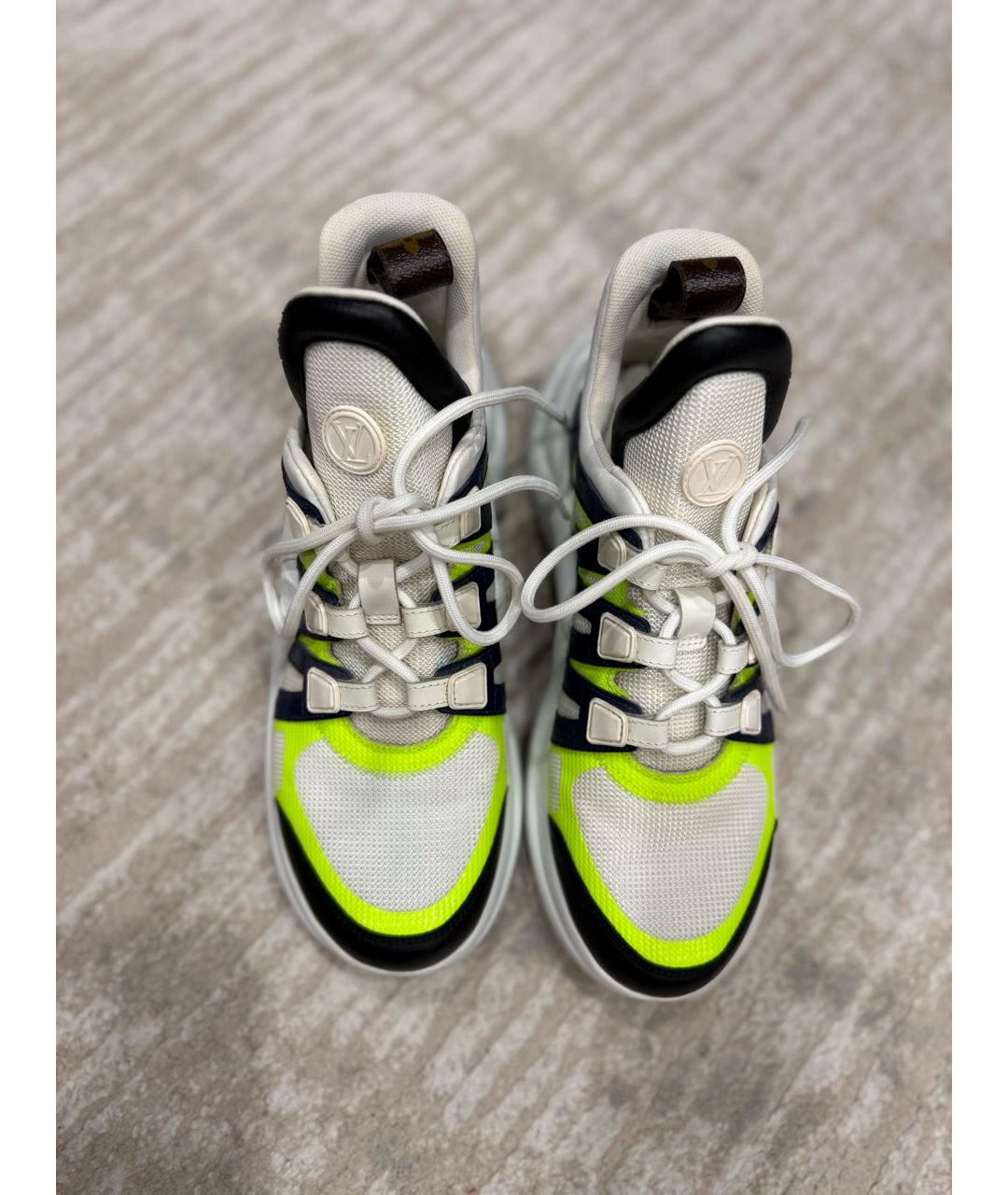 LOUIS VUITTON Мульти кожаные кроссовки, фото 2