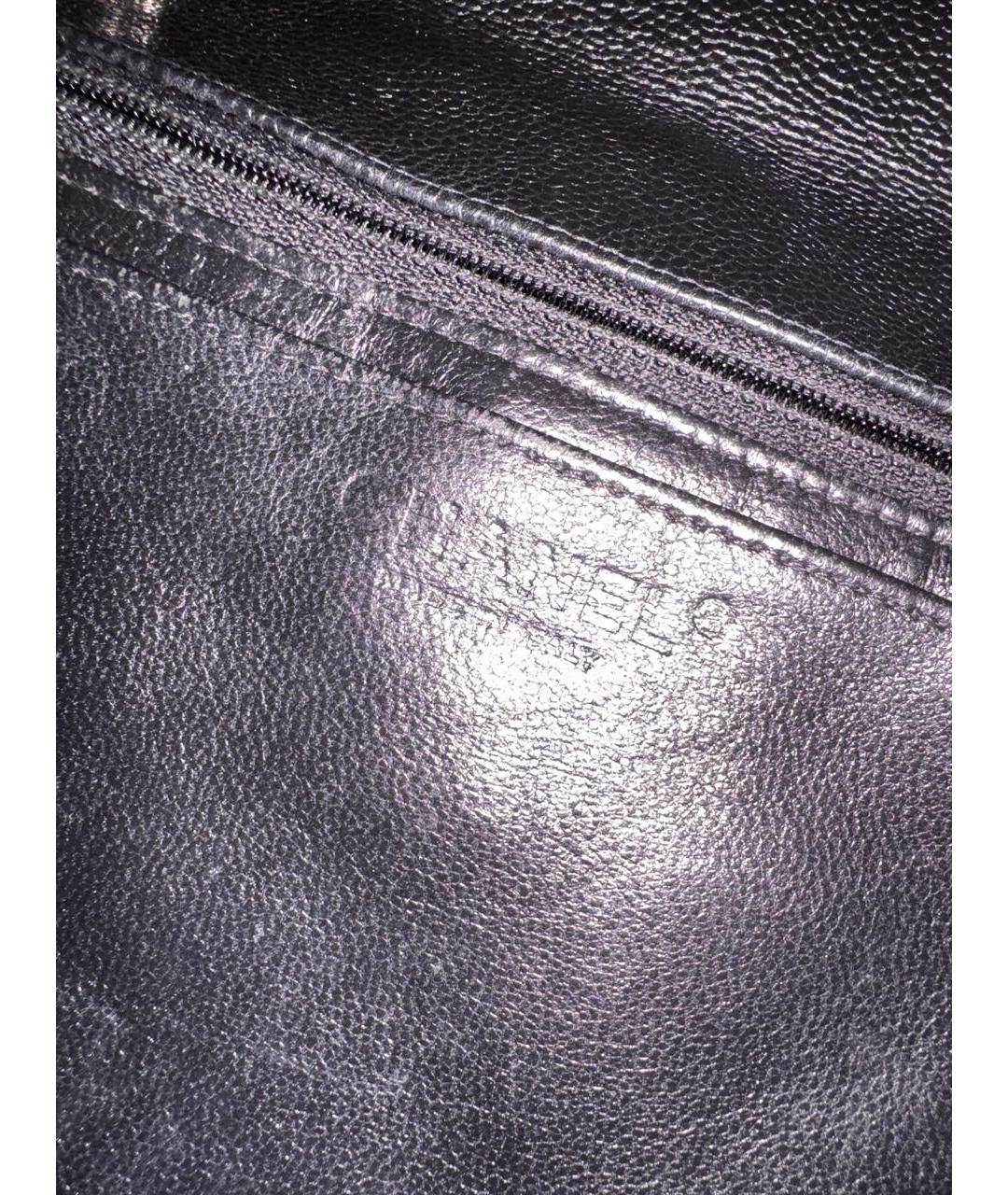 CHANEL Черная кожаная сумка через плечо, фото 4